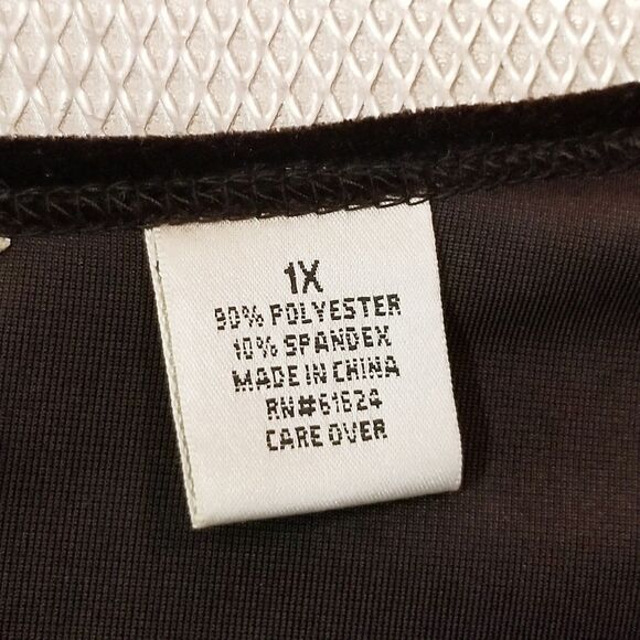 Laura Ashley 1X Skirt Shell Set Chocolate  Brown Velour Velvet Career Old Money - Picture 6 of 8